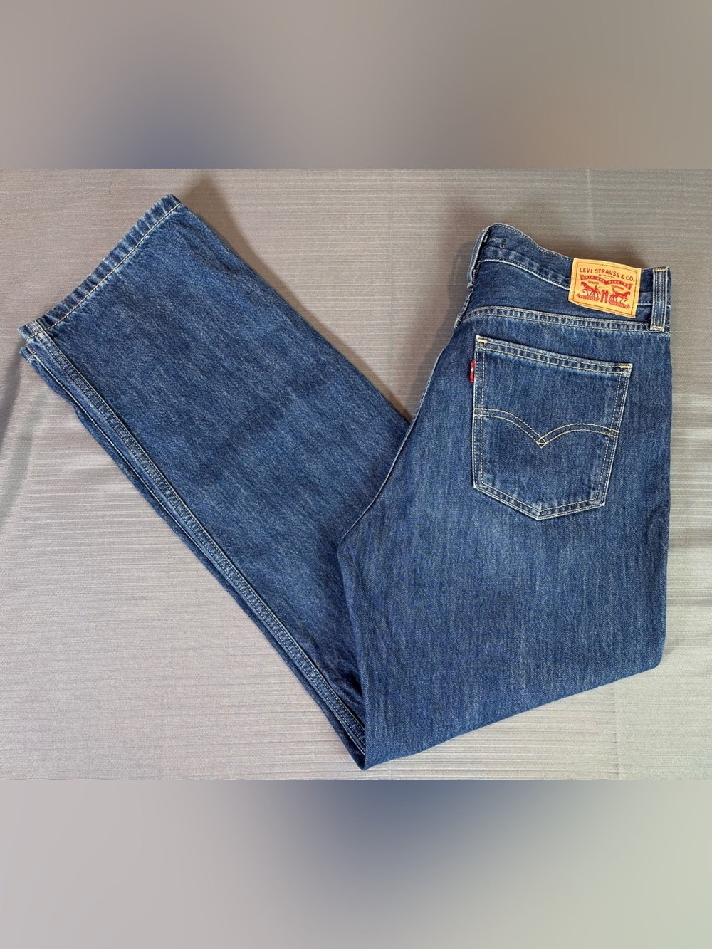 Levi's Low Pro Straight Jeans Women's 30 Blue Denim Y2K Low Rise